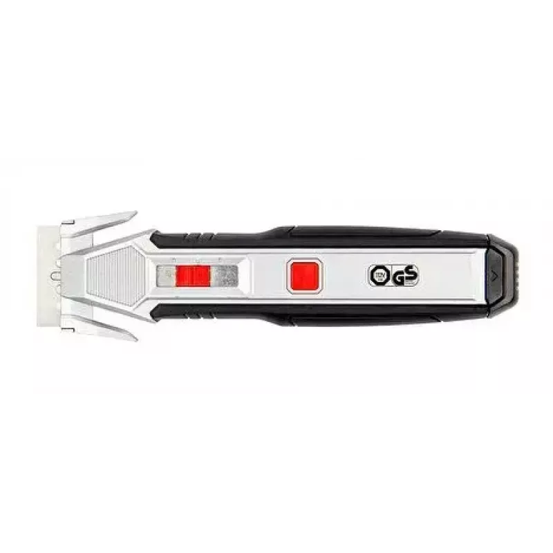 Utility Knife Wedo 78 888 Juoda Raudona Sidabrinė Snap-off Geležtė 50mm Plotis 175mm Ilgis