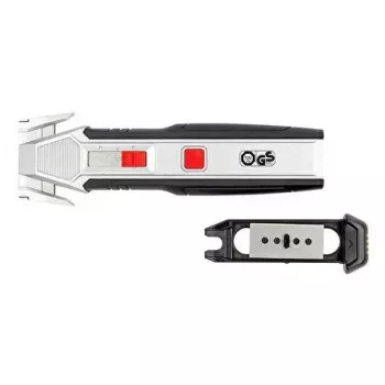 Utility Knife Wedo 78 888 Juoda Raudona Sidabrinė Snap-off Geležtė 50mm Plotis 175mm Ilgis