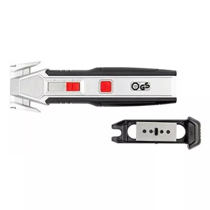 Utility Knife Wedo 78 888 Juoda Raudona Sidabrinė Snap-off Geležtė 50mm Plotis 175mm Ilgis