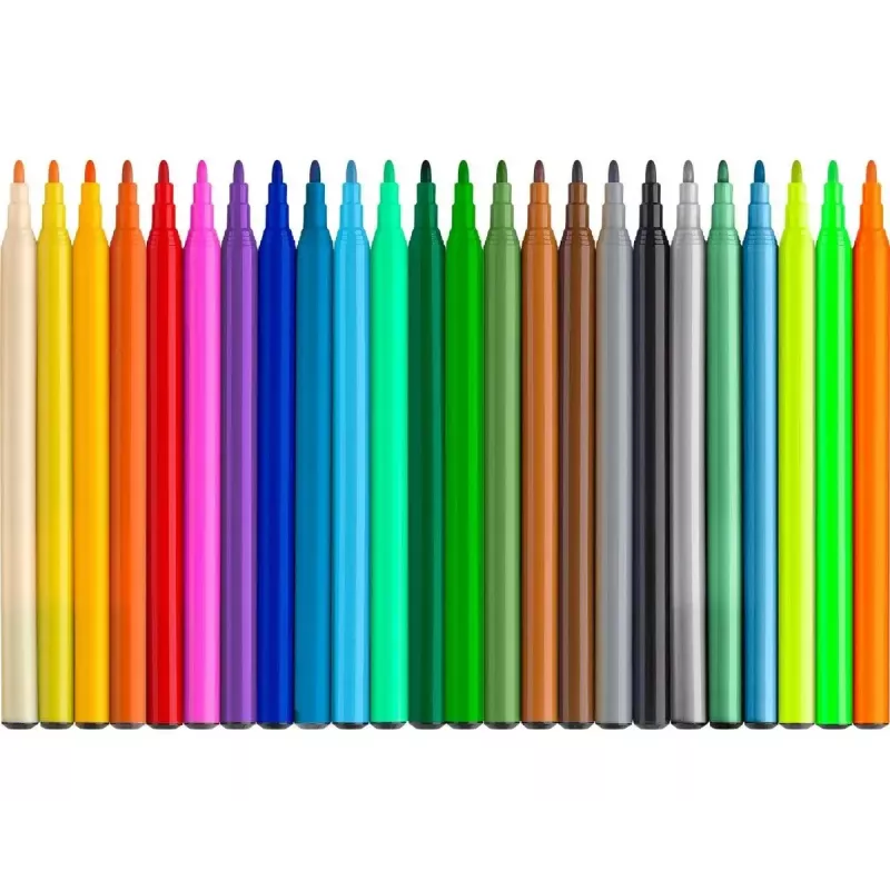 Flomasteriai Faber-Castell 554222 Daugiaspalviai 24 vnt.