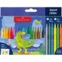 Flomasteriai Faber-Castell 554222 Daugiaspalviai 24 vnt.