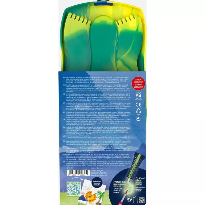 Dažai Faber-Castell 125036 Įvairių spalvų Kieti įvairiaspalviai