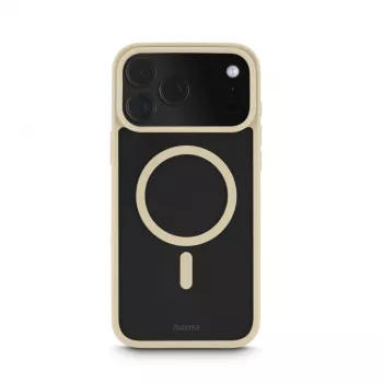 Hama Frame Protect mobiliojo telefono dėklas 17,5 cm (6,9 colio) Užvalkalas Smėlio spalvos, Skaidrus