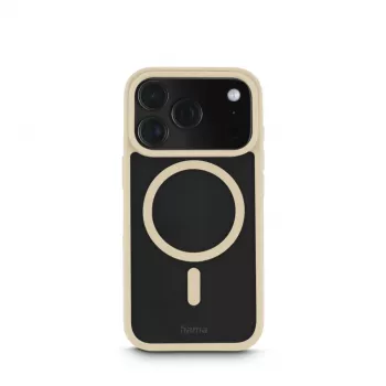 Hama Frame Protect mobiliojo telefono dėklas 16 cm (6.3 col.) Užvalkalas Smėlio, Permatomas