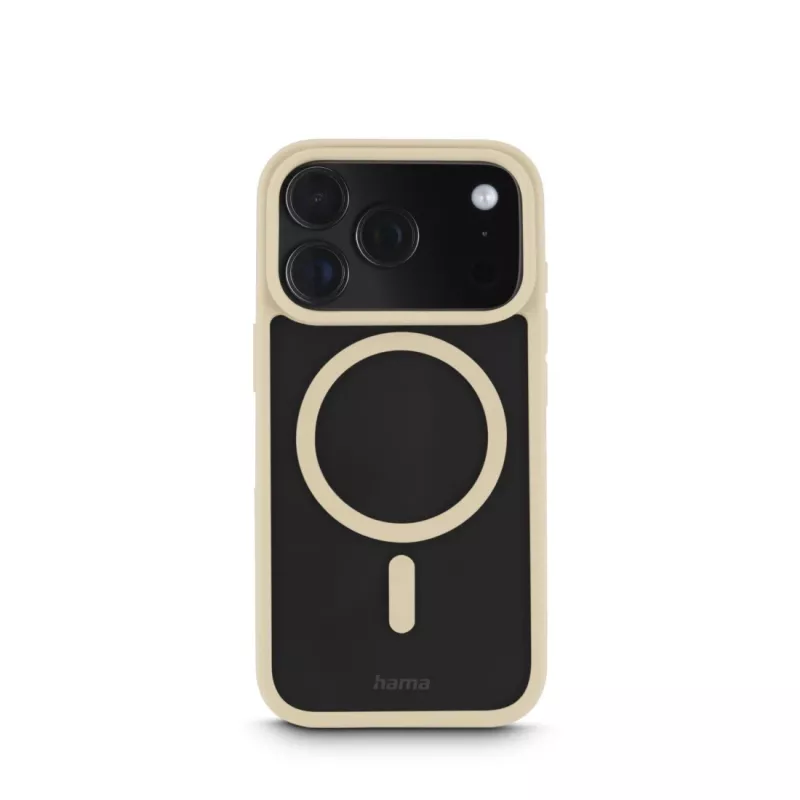 Hama Frame Protect mobiliojo telefono dėklas 16 cm (6.3 col.) Užvalkalas Smėlio, Permatomas