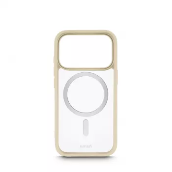Hama Frame Protect mobiliojo telefono dėklas 16 cm (6.3 col.) Užvalkalas Smėlio, Permatomas