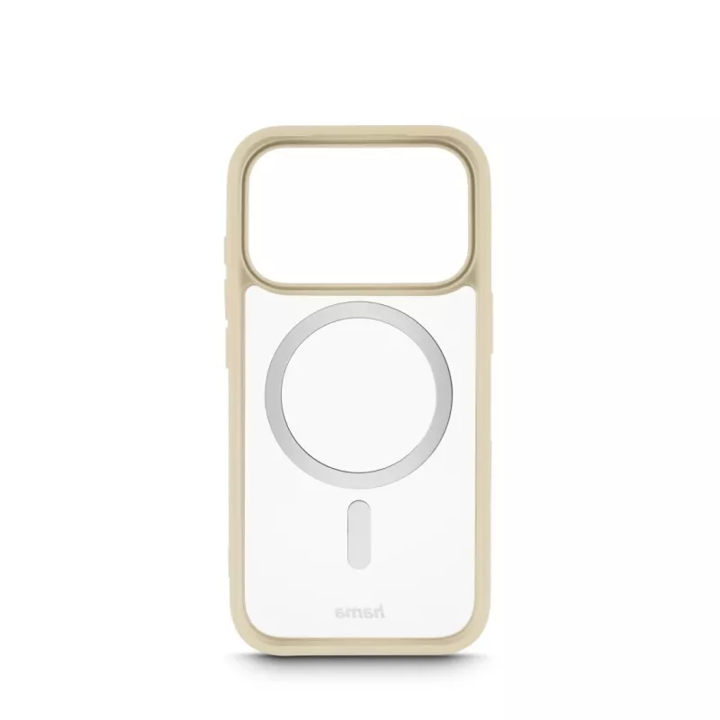 Hama Frame Protect mobiliojo telefono dėklas 16 cm (6.3 col.) Užvalkalas Smėlio, Permatomas