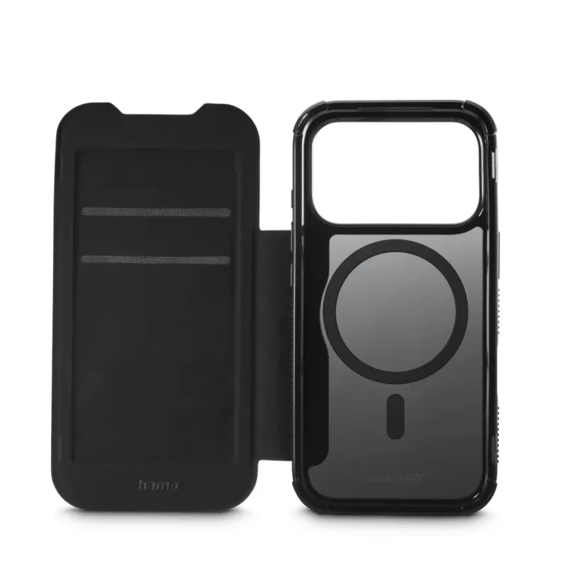 Hama Extreme Protect mobiliojo telefono dėklas 16 cm (6,3 inch) Folio Juoda