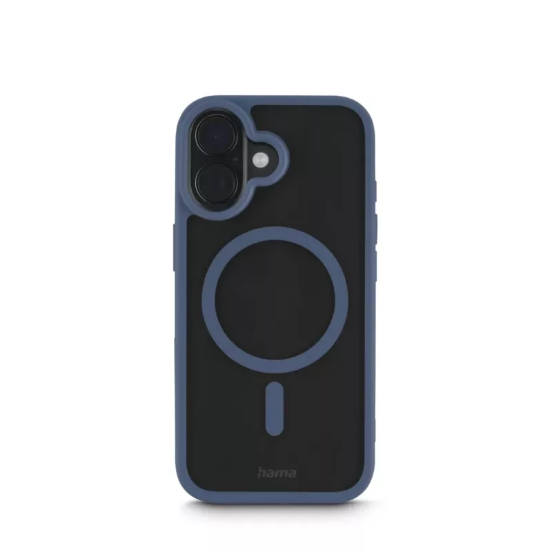 Hama Frame Protect mobiliojo telefono dėklas 16 cm (6,3 col.) Užvalkalas Mėlynas, Skaidrus