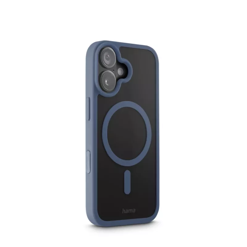 Hama Frame Protect mobiliojo telefono dėklas 16 cm (6,3 col.) Užvalkalas Mėlynas, Skaidrus