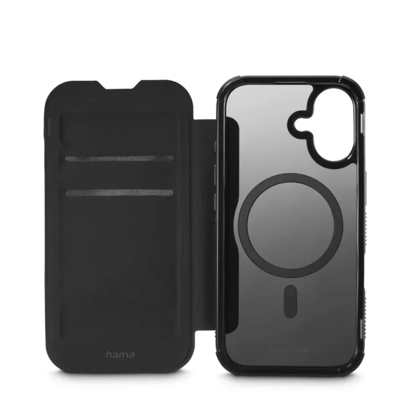 Hama Extreme Protect mobiliojo telefono dėklas 16 cm (6,3 colio) Folio Juoda