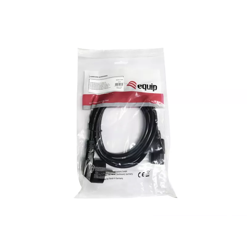 Equip aukštos kokybės maitinimo laidas, C13 į Schuko, 1,8 m