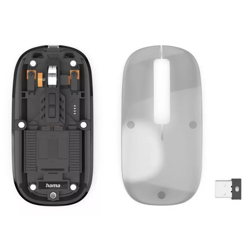 Hama WM-600 pelė biuro Ambidextrous RF belaidė + Bluetooth optinė 1600 DPI