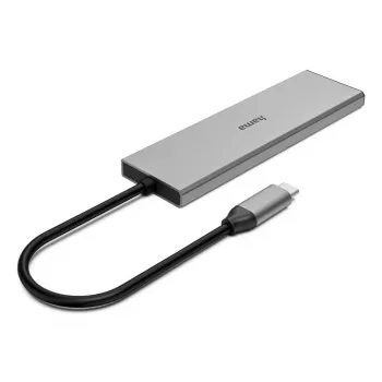 Hama 00200147 sąsajos šakotuvas USB Type-C 10000 Mbit/s Pilka
