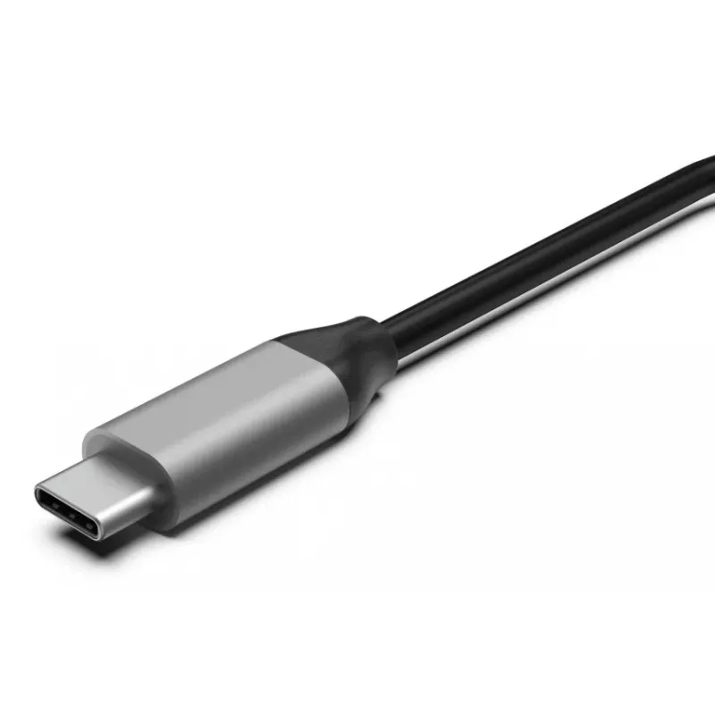 Hama 00200147 sąsajos šakotuvas USB Type-C 10000 Mbit/s Pilka