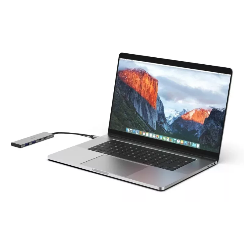 Hama 00200147 sąsajos šakotuvas USB Type-C 10000 Mbit/s Pilka