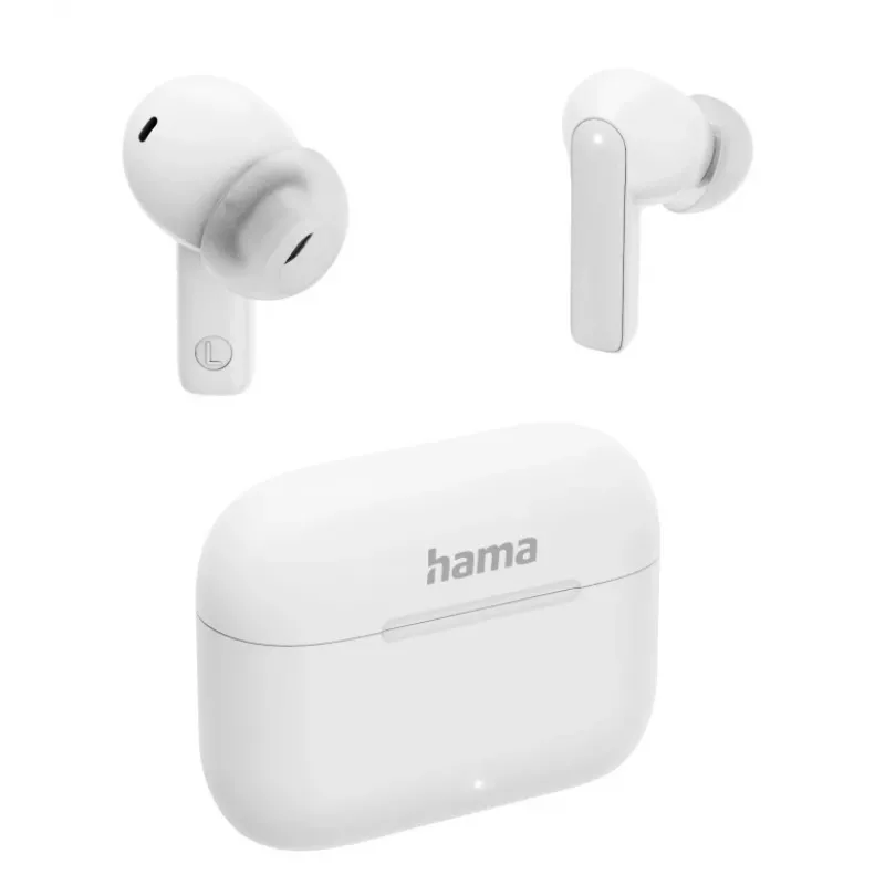 Hama Passion Clear II ausinės True Wireless Stereo (TWS) į ausis įdedamos Skambučiams / muzikai Bluetooth balta
