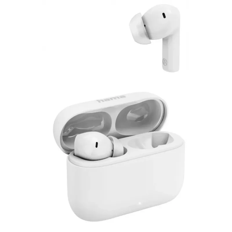 Hama Passion Clear II ausinės True Wireless Stereo (TWS) į ausis įdedamos Skambučiams / muzikai Bluetooth balta