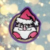 Lipdukas LAUT MAGMOJI BADGE – Santa Claus Edition, PVC ir silikonas, įvairiaspalvis, 1 vnt.