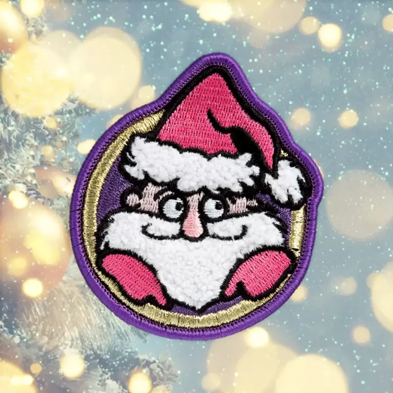 Lipdukas LAUT MAGMOJI BADGE – Santa Claus Edition, PVC ir silikonas, įvairiaspalvis, 1 vnt.