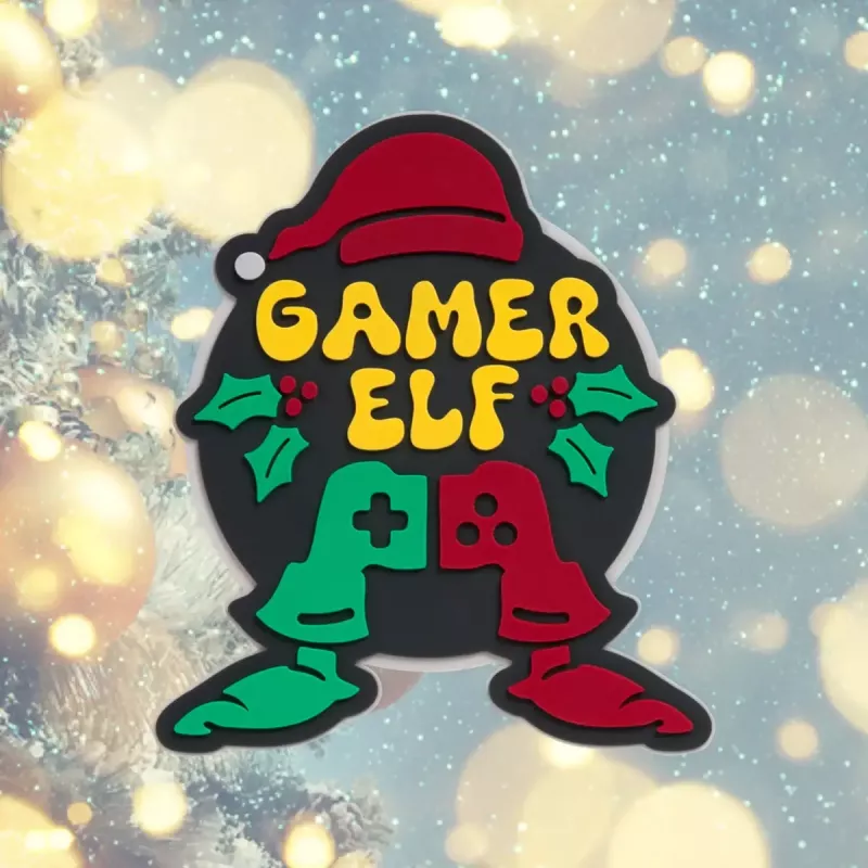 Ženkliukas LAUT MAGMOJI SILLY – Gamer Elf Christmas Edition, PVC ir silikonas, įvairiaspalvis, 1 vnt.