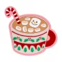 Ženklelis LAUT MAGMOJI SILLY Snowman Chocolate Christmas Edition — įvairiaspalvis PVC ir silikonas, 1 vnt.