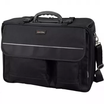 Nešiojamojo kompiuterio dėklas Lightpak 46008 43,2 cm (17 colių) juodas