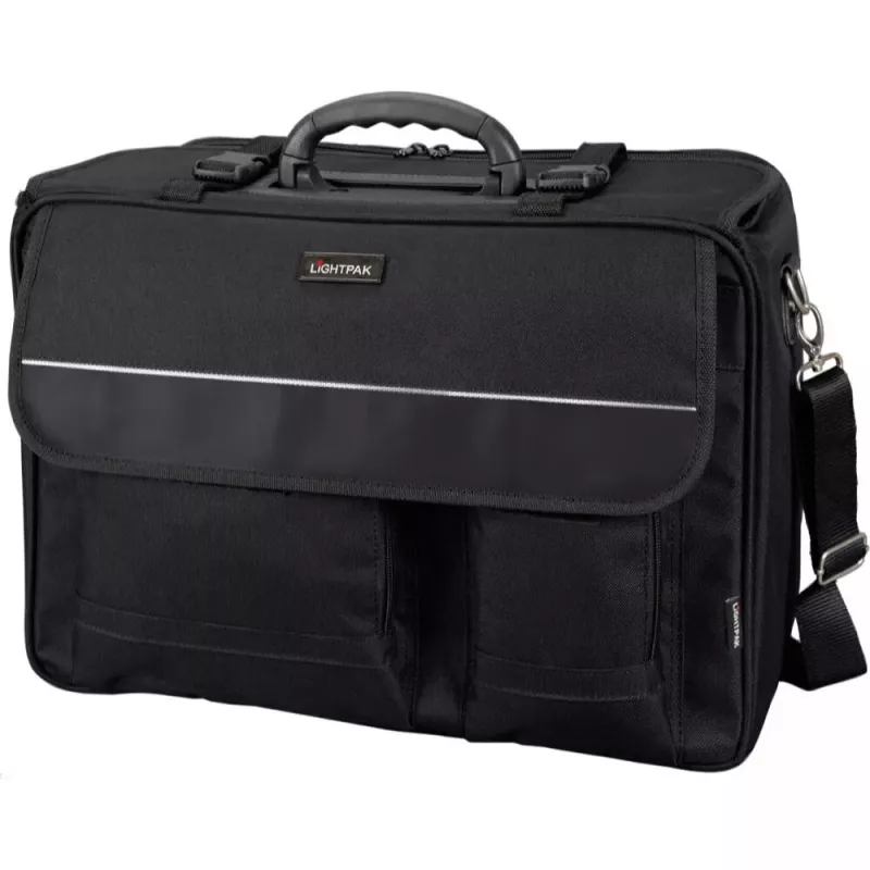 Nešiojamojo kompiuterio dėklas Lightpak 46008 43,2 cm (17 colių) juodas