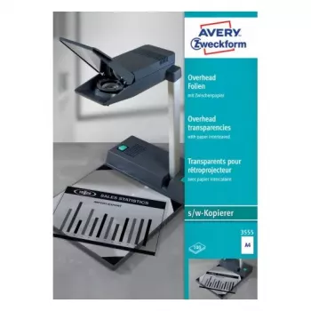 Spausdinimo plėvelė lazerinė A4 Avery 3555