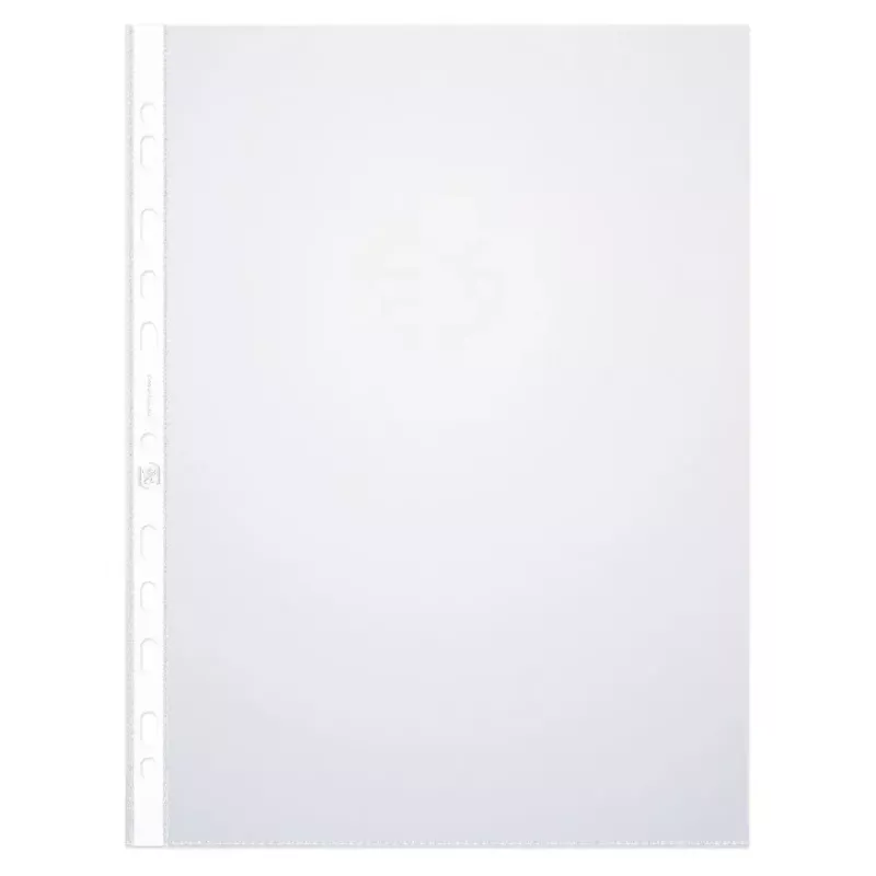 ELBA A4 perforuoti įdėklai, PP 0,08 mm, krištolo skaidrumo, universalus perforavimas (971508)