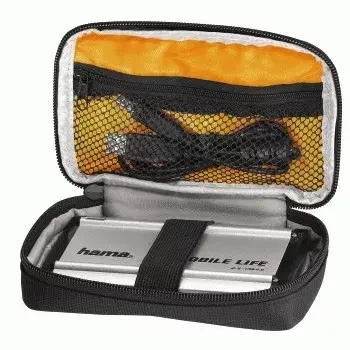 HDD dėklas Hama Juoda Bird 2,5 colio