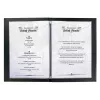 Aplankas Sigel SM111 Leather Linen Plastic Juoda A4 210x297 mm