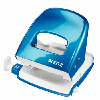 Leitz Hole Punch WOW 5008 Metal 2-hole / 30sheets, 30 sheets, Mėlyna, 8 cm, 5.5 mm, 107 x 137 x 100 mm, 10 metų