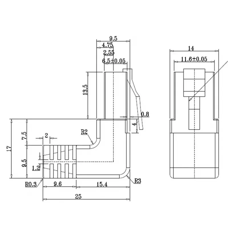 komutacinis kabelis Goobay CAT 5e 2x 90° kampuotas U/UTP juodas 3m