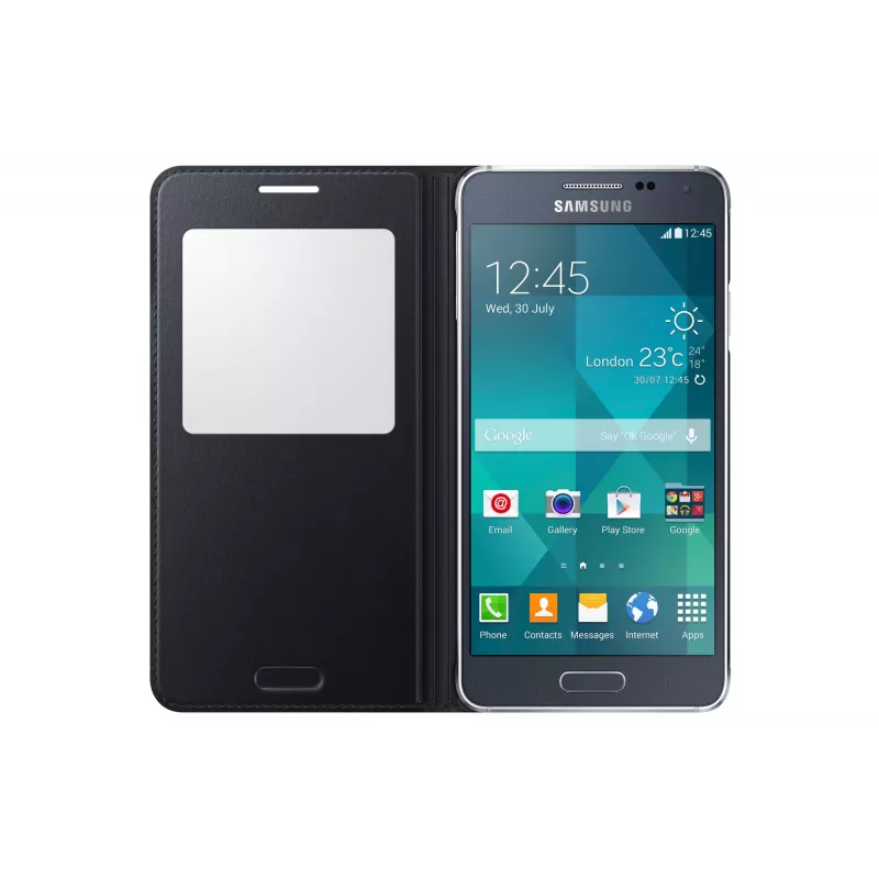 “Samsung EF-CG850B” mobiliojo telefono dėklas, atverčiamas, sidabrinis