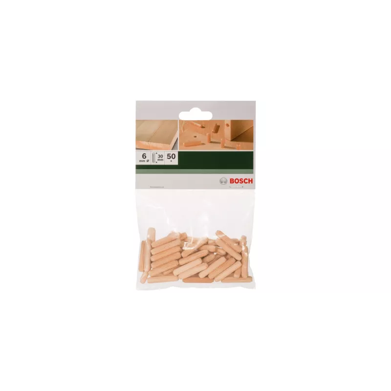 Bosch 2 609 255 309 kaiščiai 50 vnt. Medinis apvalus
