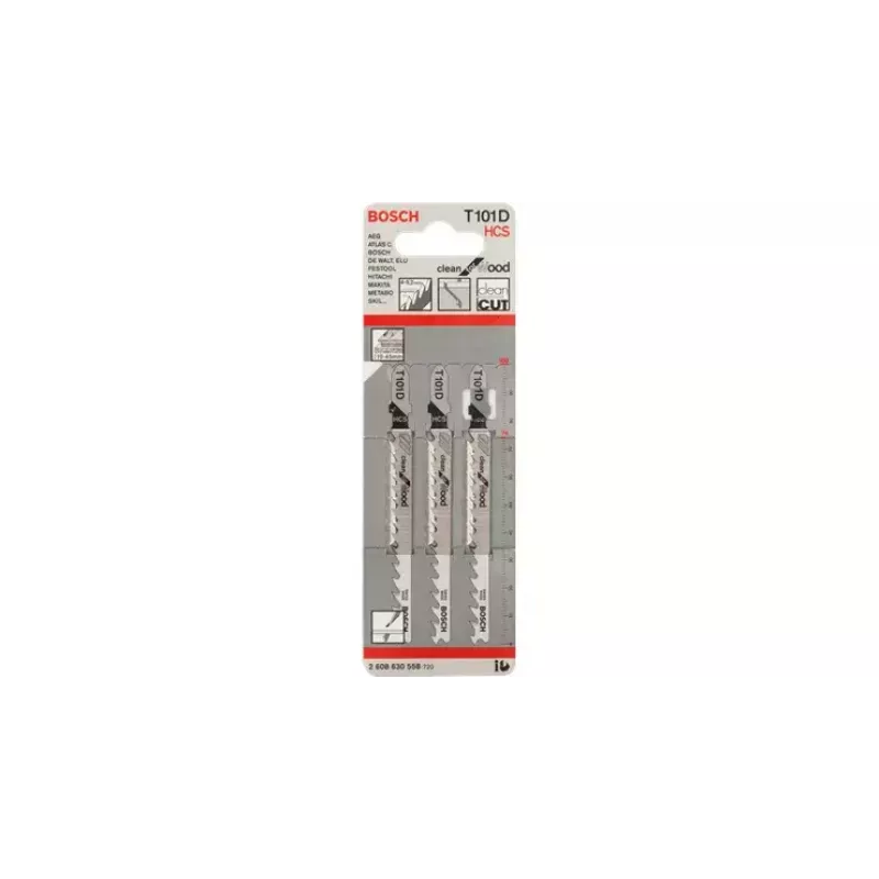 Siaurapjūklio peiliukas Bosch T 101 D Clean for Wood