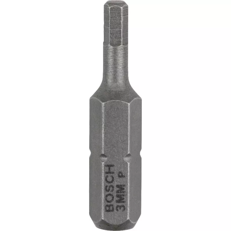 Atsuktuvo antgalis Bosch 2607001722 itin kietas šešiabriaunis 3 mm 25 mm 3 vnt.