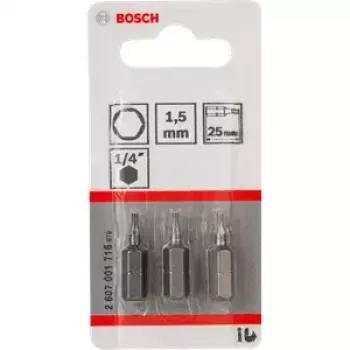 Bosch 2 607 001 716 atsuktuvų antgalių rinkinys 3 vnt.