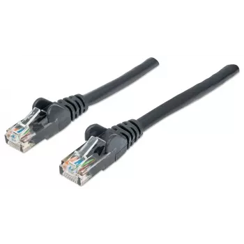 Intellinet tinklo kabelis (patch), Cat6, 20 m, juodas, CCA, U/UTP, PVC, RJ45, auksuoti kontaktai, nesibarstantis, apsaugotas, garantija visam naudojimo laikui