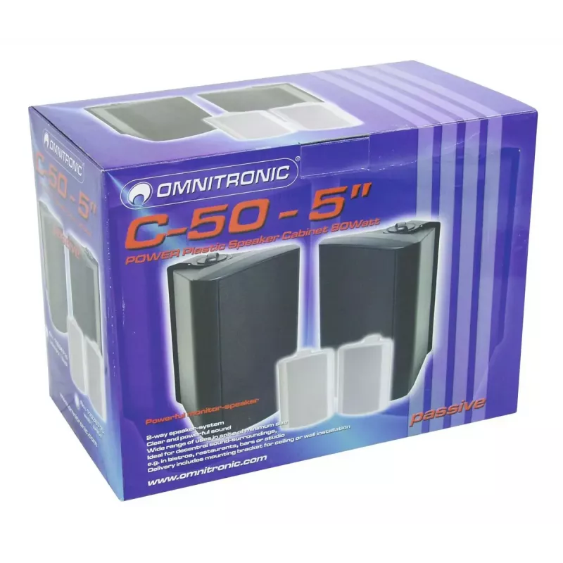 2 krypčių garsiakalbis Omnitronic 11036714 40 W