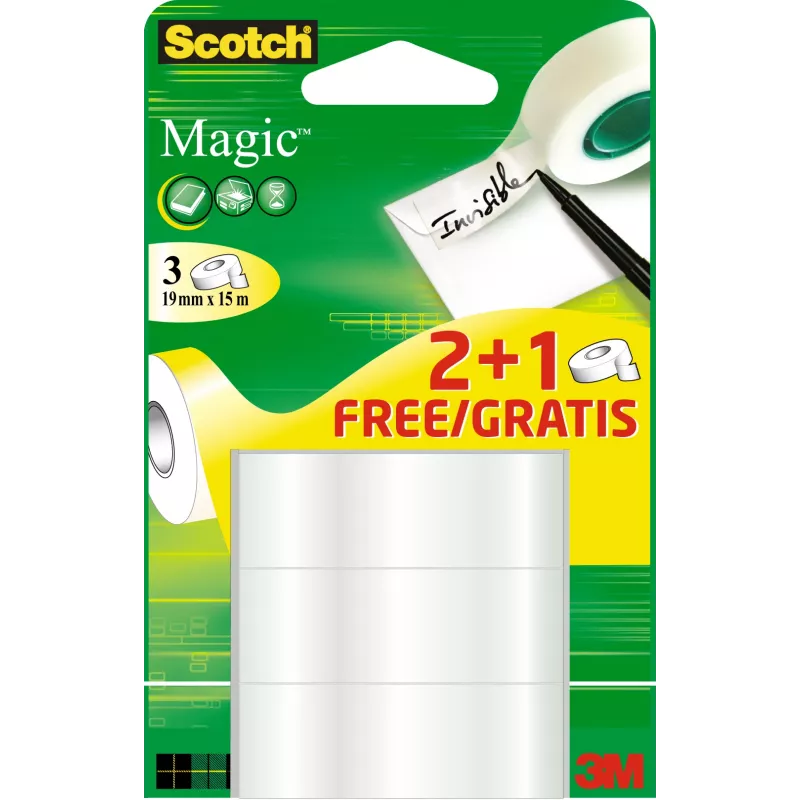 3M Magic matt 15 m Skaidri 3 vnt.