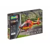 Revelio EC135 Air-Glaciers rotorinio lėktuvo modelis, surinkimo rinkinys, mastelis 1:72, ilgis 143 mm, rotoriaus Ø 140 mm