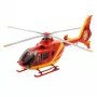 Revelio EC135 Air-Glaciers rotorinio lėktuvo modelis, surinkimo rinkinys, mastelis 1:72, ilgis 143 mm, rotoriaus Ø 140 mm