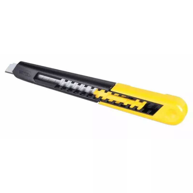 Universalus peilis Stanley 0-10-150 juodos ir geltonos spalvos, atlenkiama ašmenys