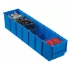 Smulkių detalių dėžutė Allit 456540 polipropileninė mėlyna 91x400x81 mm