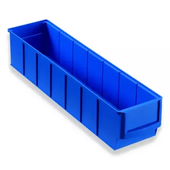 Smulkių detalių dėžutė Allit 456540 polipropileninė mėlyna 91x400x81 mm