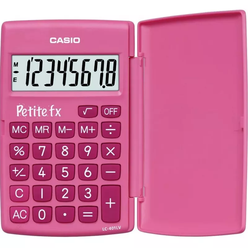Pagrindinis skaičiuotuvas Casio Petite FX Pocket Basic Pink