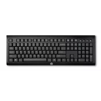 HP K2500 belaidė klaviatūra, pilno dydžio (100%), belaidė, RF belaidė, juoda