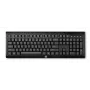HP K2500 belaidė klaviatūra, pilno dydžio (100%), belaidė, RF belaidė, juoda